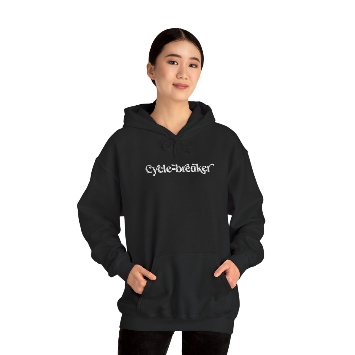 Cycle-breaker Embroidered Hoodie - Self-Care Shirts