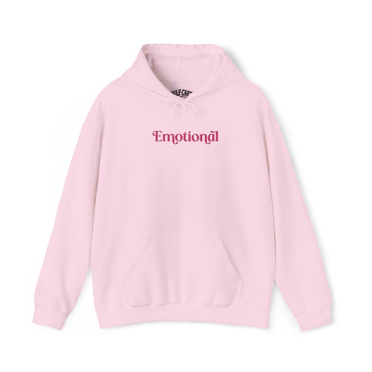 Emotional Embroidered mental health hoodie - sensitivity and authenticity design - Self-Care Shirts