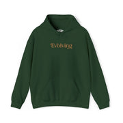 Evolving Embroidered mental health hoodie - personal transformation design - Self-Care Shirts
