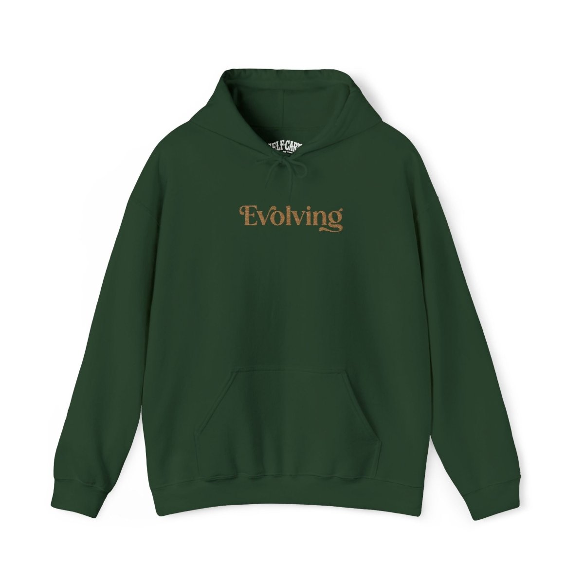 Evolving Embroidered mental health hoodie - personal transformation design - Self-Care Shirts