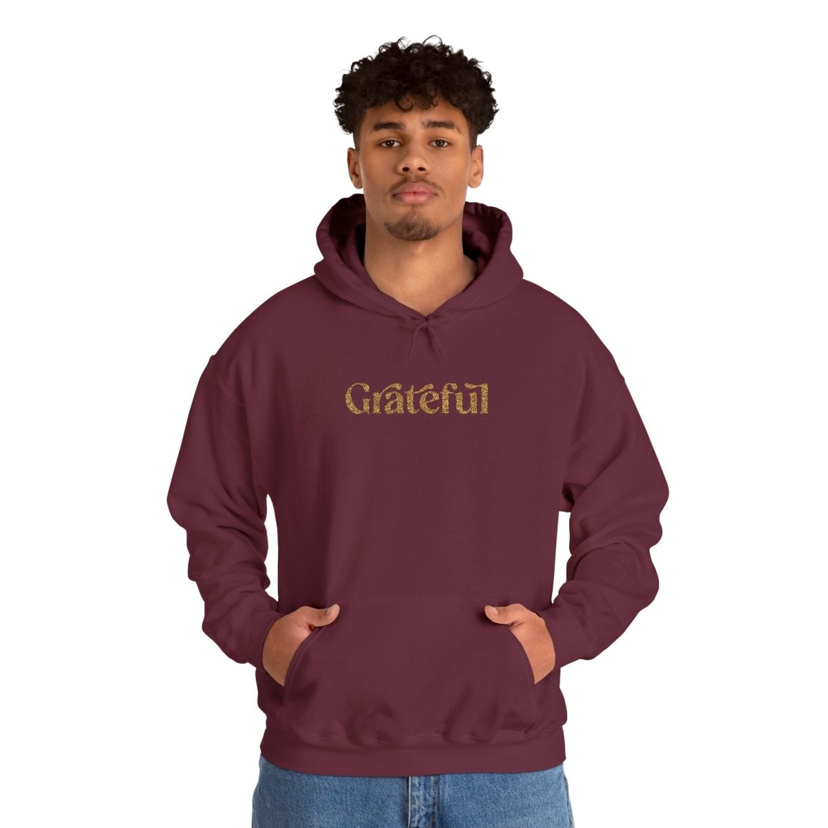 Embroidered Grateful Hoodie - Self - Care Shirts