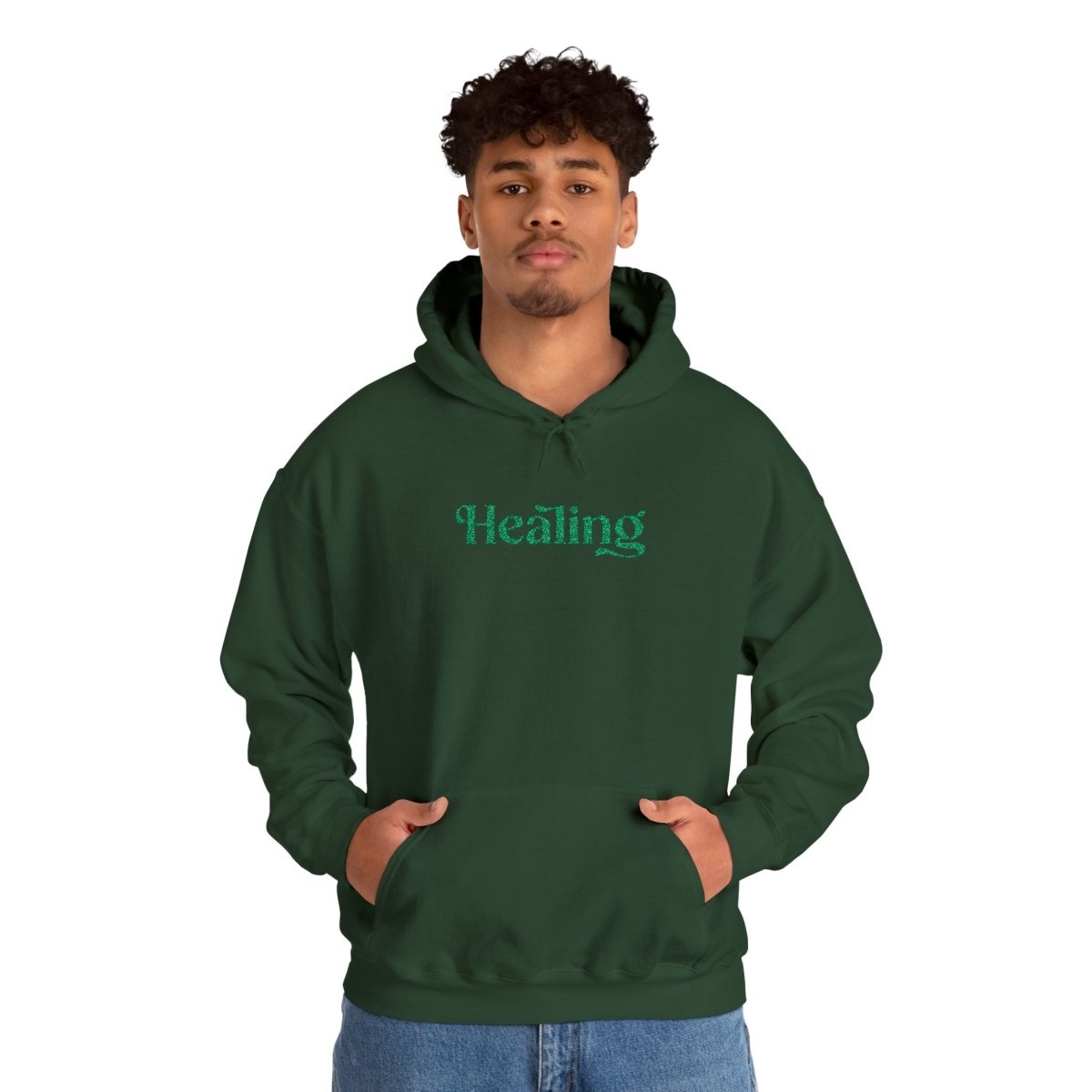 Embroidered Healing Hoodie - Self - Care Shirts
