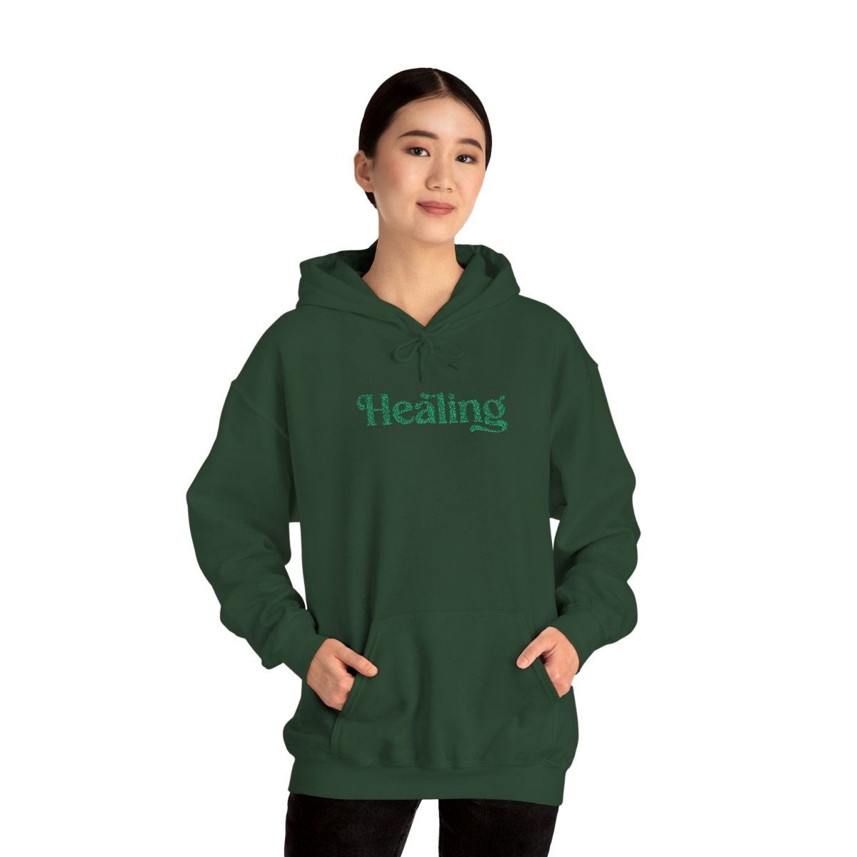Embroidered Healing Hoodie - Self - Care Shirts