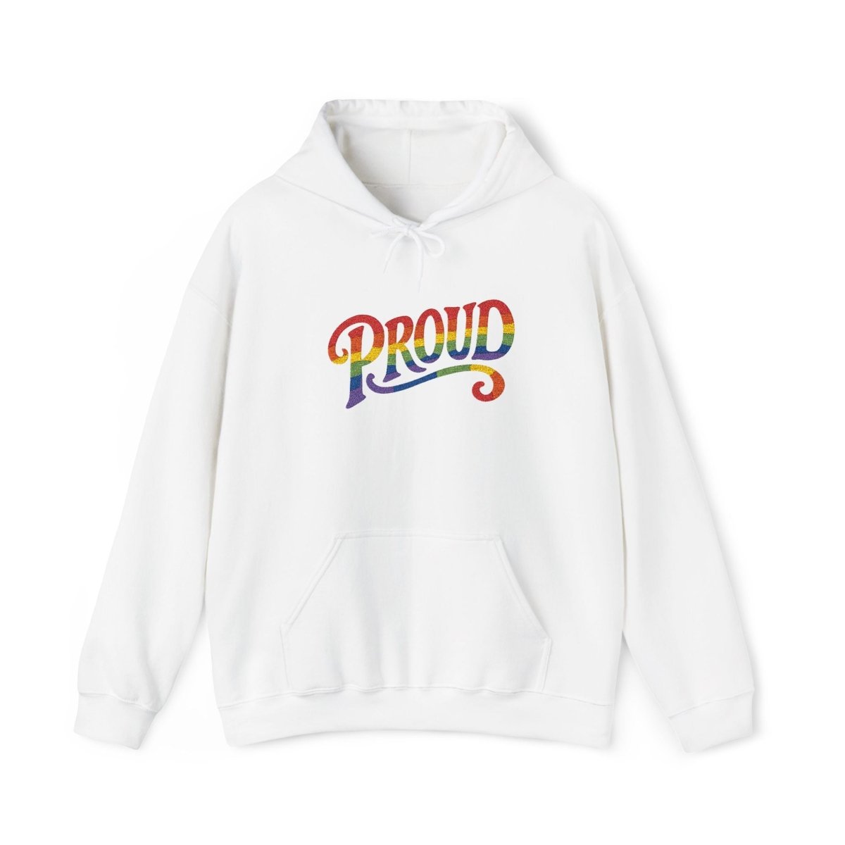 Embroidered Proud Rainbow Hoodie - Self - Care Shirts