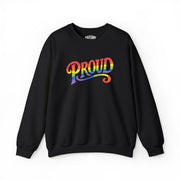 Embroidered Proud Rainbow Sweatshirt - Self - Care Shirts