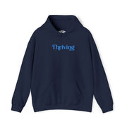 Thriving Embroidered mental health hoodie - beyond survival design - Self-Care Shirts