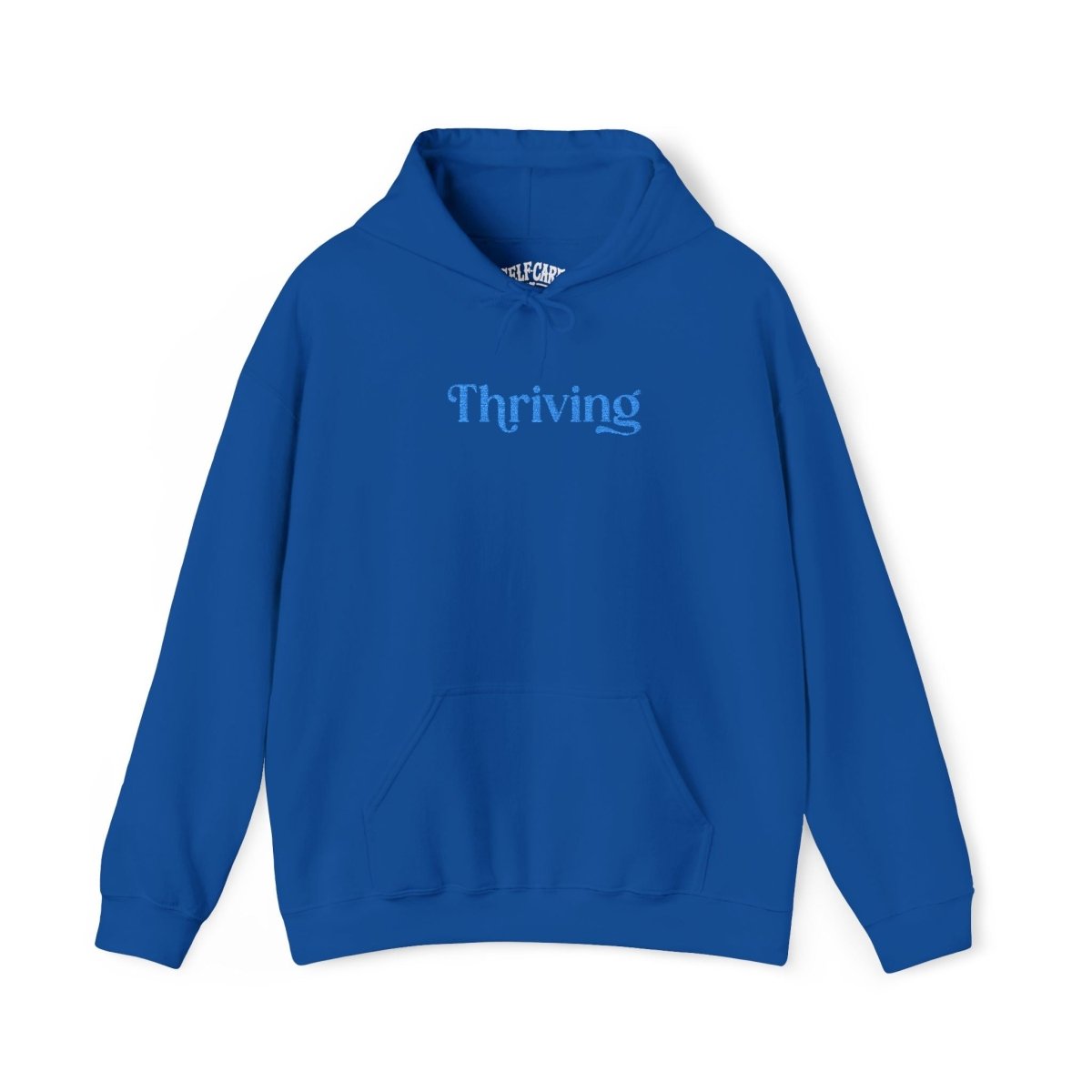 Embroidered Thriving Hoodie - Self - Care Shirts