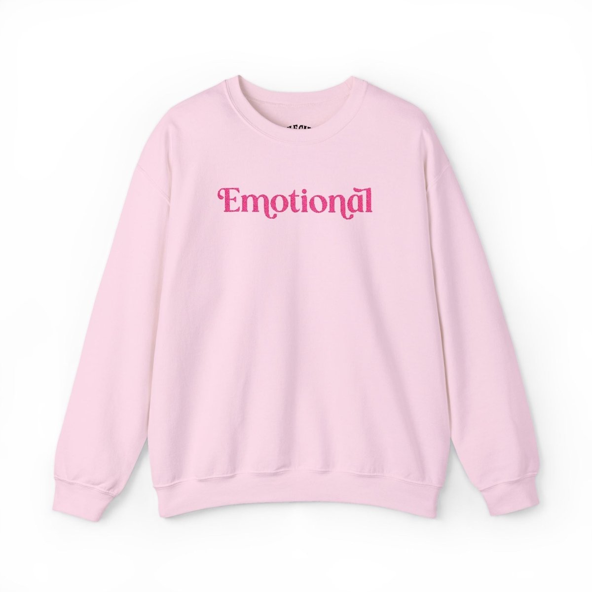 Emotional | Embroidered Mental Health Sweatshirt - Self - Care Shirts