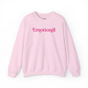 Emotional | Embroidered Mental Health Sweatshirt - Self - Care Shirts