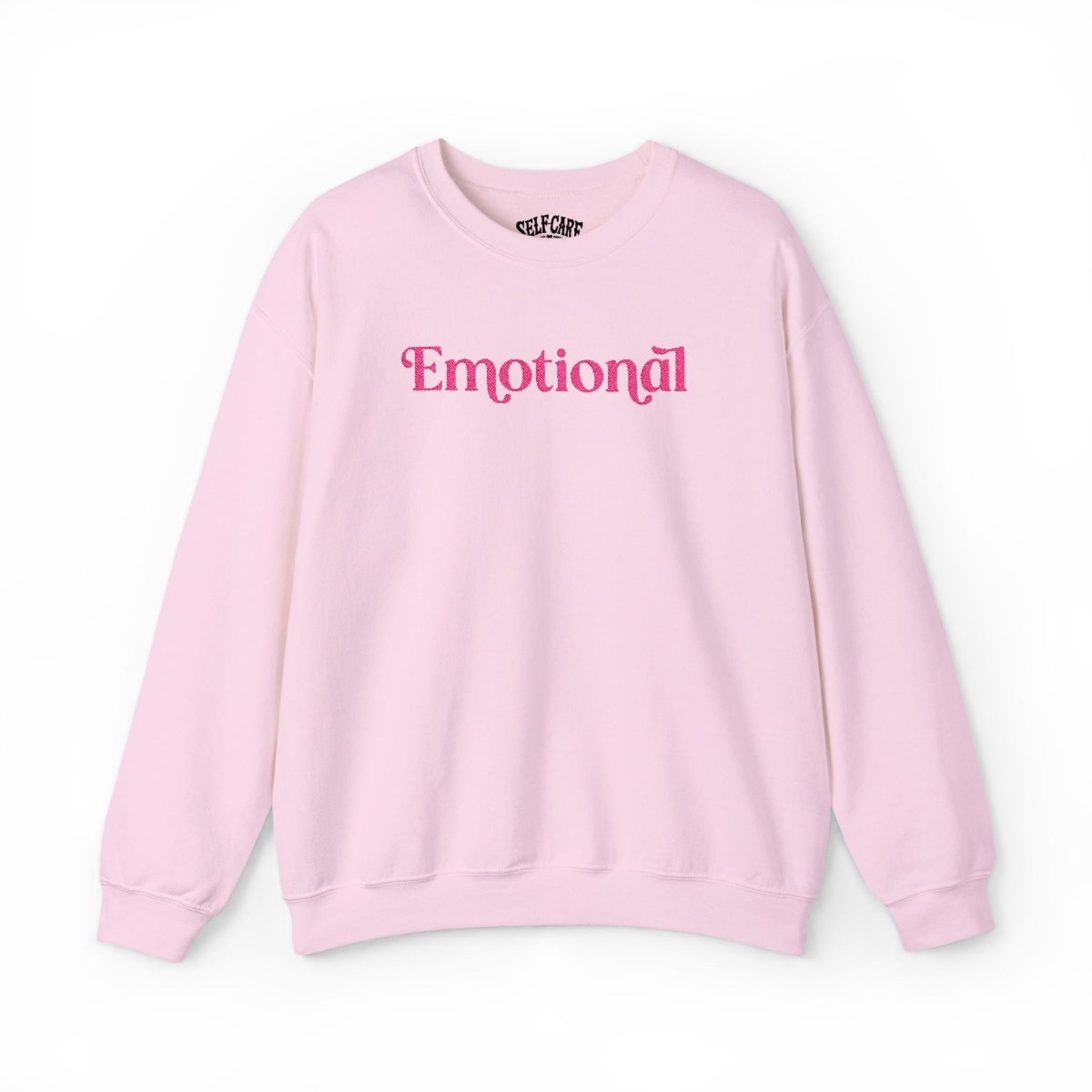 Emotional Embroidered Sweatshirt - Self - Care Shirts