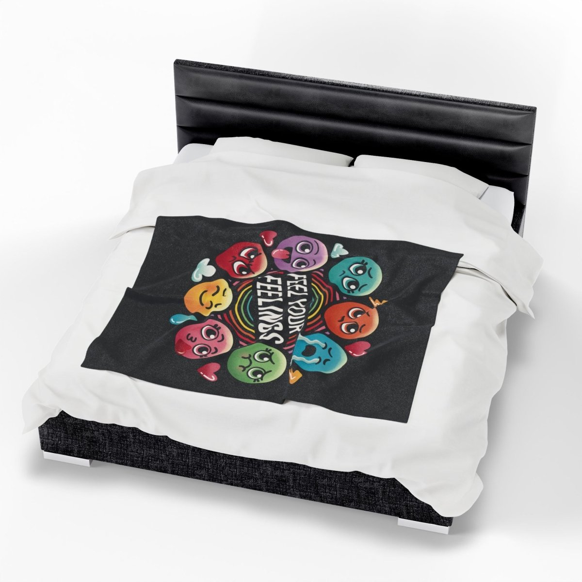 Emotional Support Plush Blanket | Feel Your Feelings - Self-Care Shirts for mental health