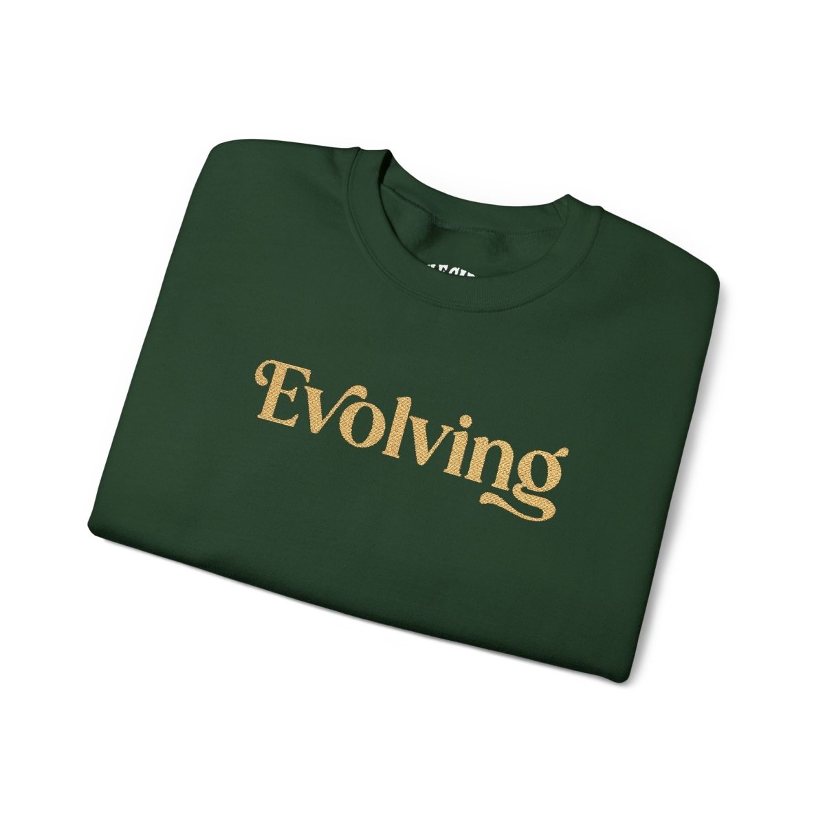 Evolving | Embroidered Mental Health Sweatshirt - Self - Care Shirts