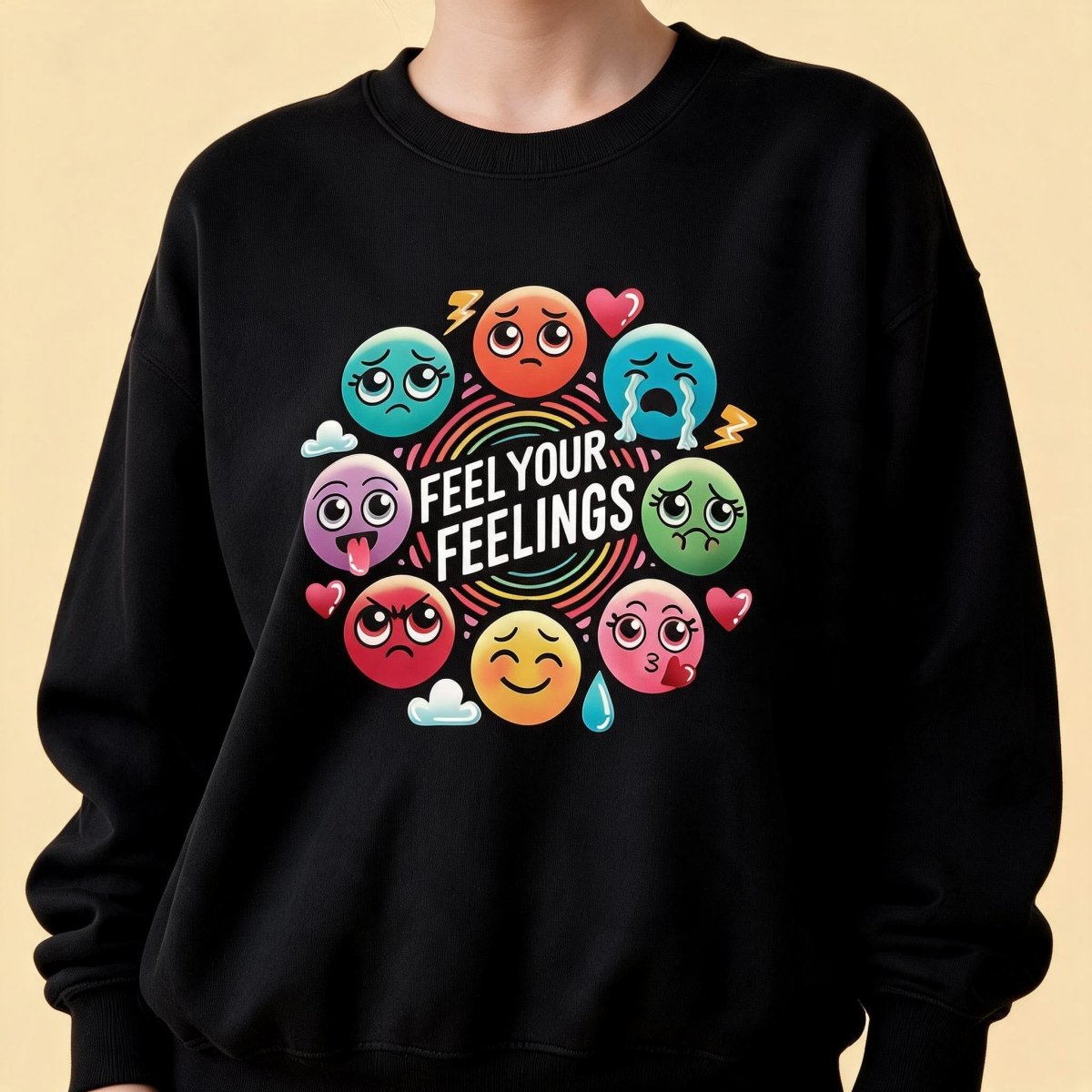 Feel Your Feelings Sweatshirt - Self-Care Shirts