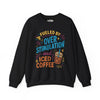 Fueled by Overstimulation and Iced Coffee | Mental Health Sweatshirt - Self - Care Shirts