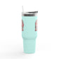 Fueled by Therapy and Coffee Insulated Travel Mug, 40 oz - Self - Care Shirts