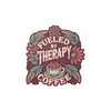 Fueled by Therapy Removable Vinyl Decal - Self-Care Shirts for mental health