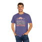 Garment - Dyed T-shirt Mental Health Awareness Graphic Tee - Self - Care Shirts