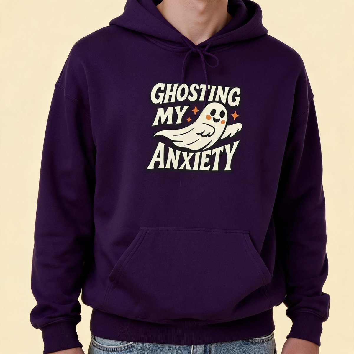 Ghosting My Anxiety Hoodie - Self-Care Shirts
