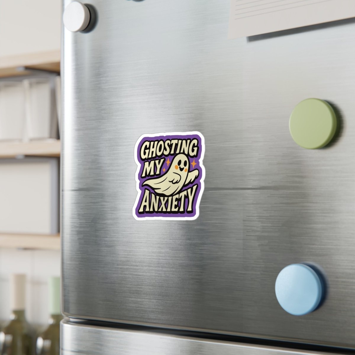 Ghosting My Anxiety Sticker - Self - Care Shirts
