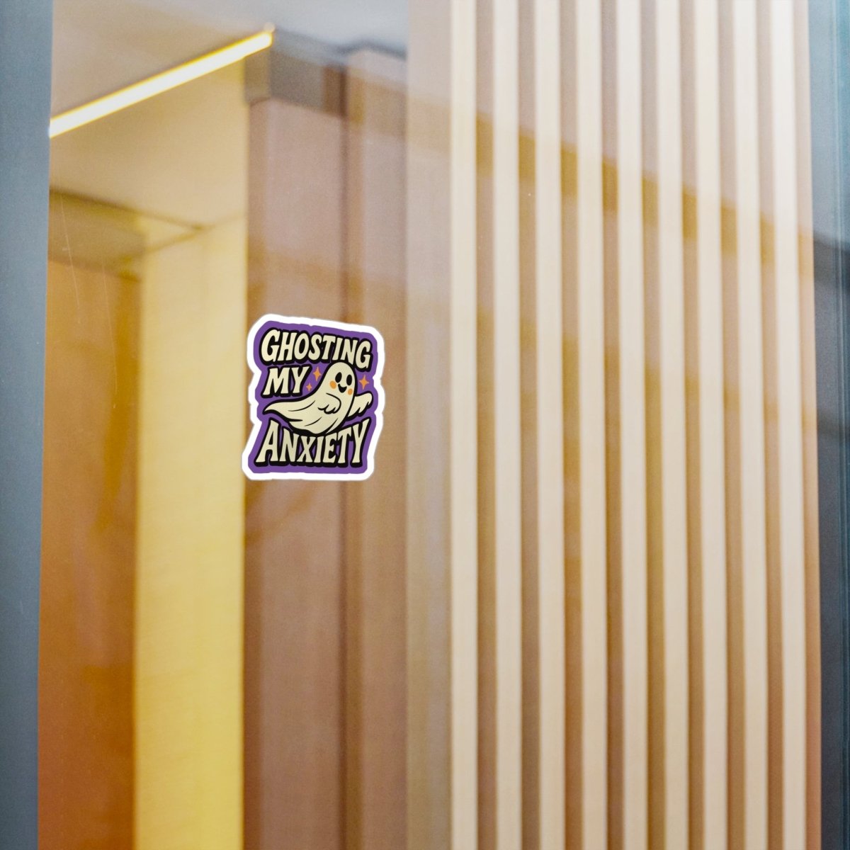 Ghosting My Anxiety Sticker - Self - Care Shirts