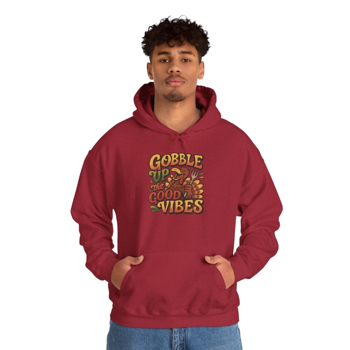 Gobble Up the Good Vibes Hoodie - Self - Care Shirts