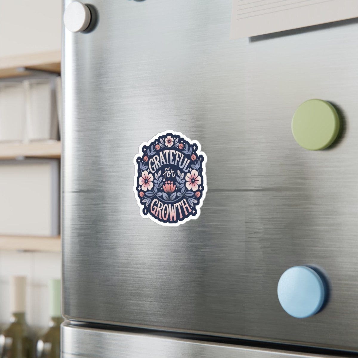 Grateful for Growth Sticker - Self - Care Shirts