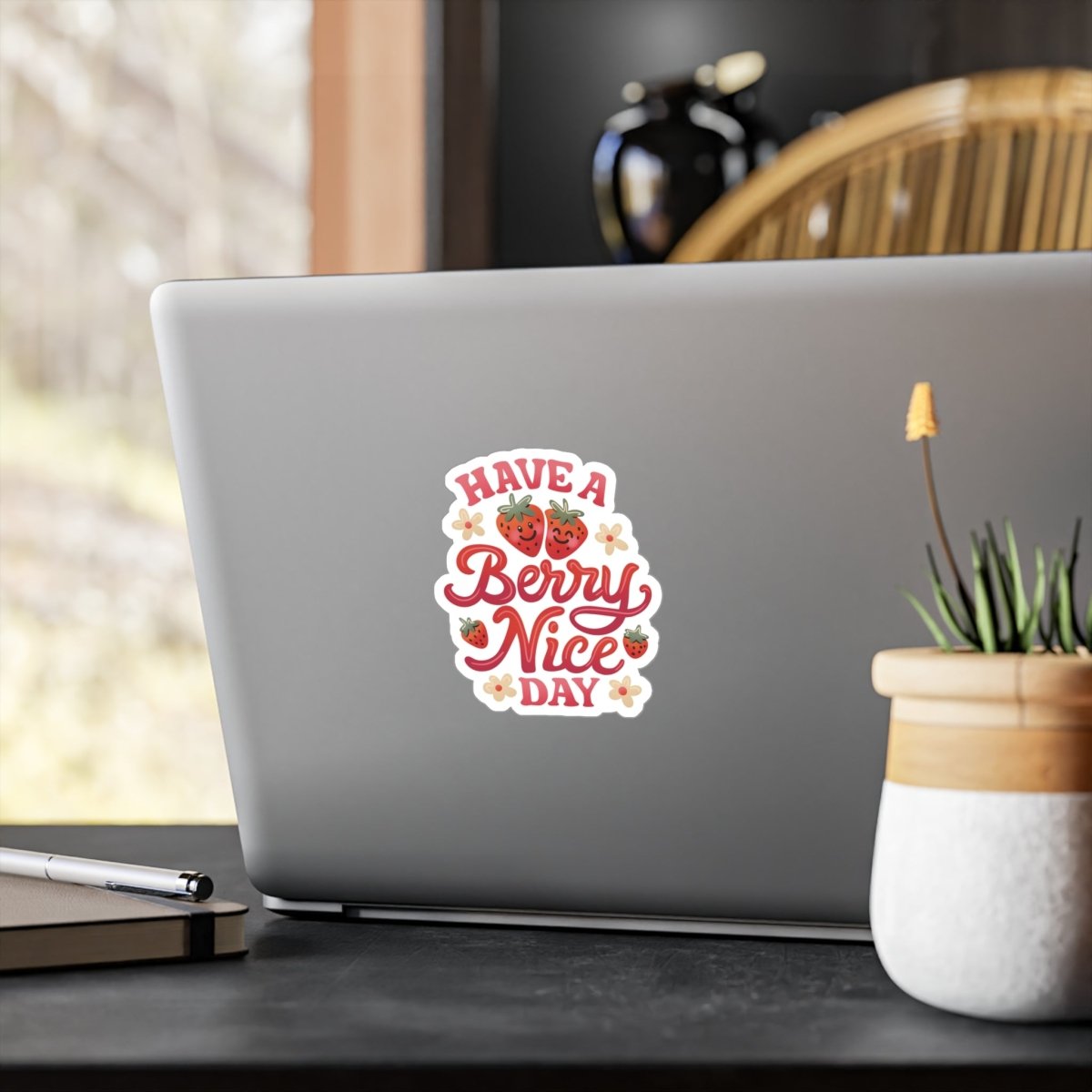 Have a Berry Nice Day Sticker - Self - Care Shirts