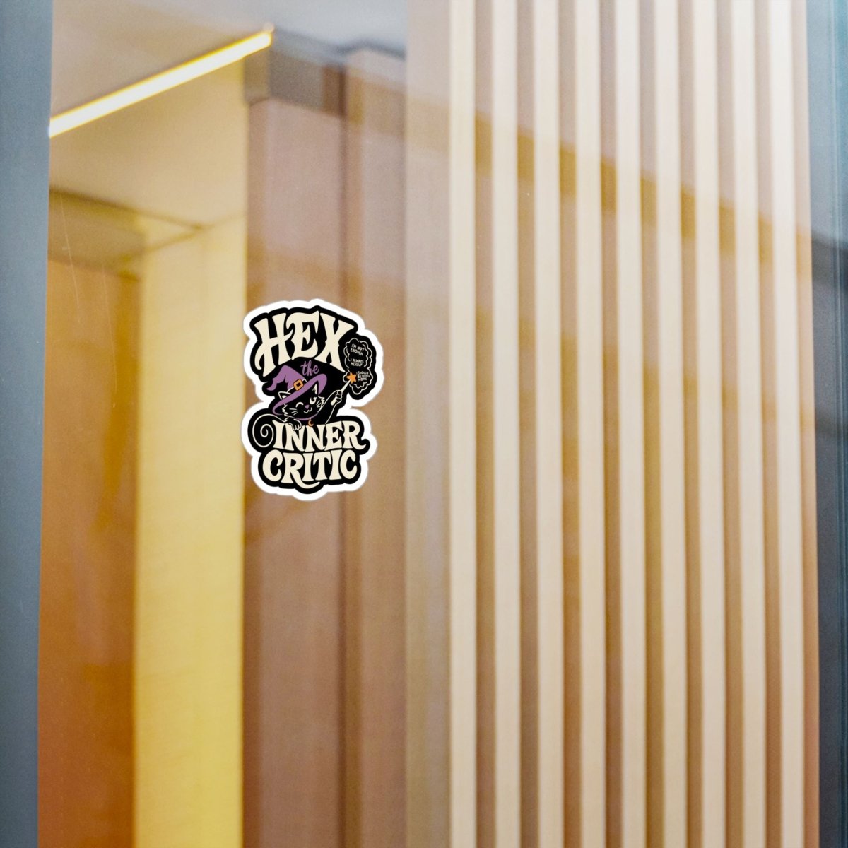 Hex the Inner Critic Sticker - Self-Care Shirts