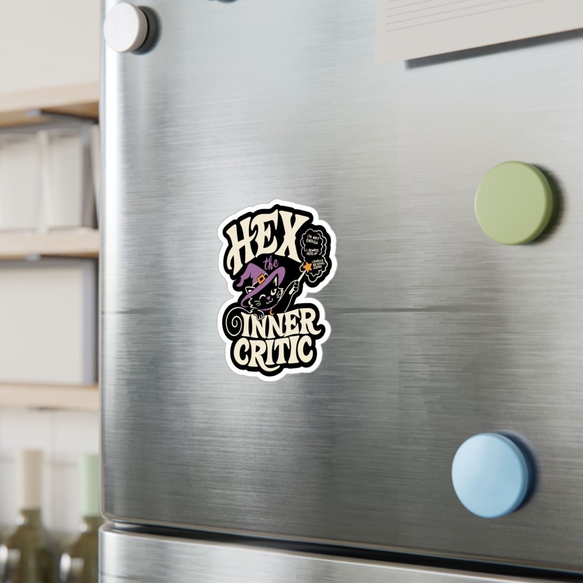 Hex the Inner Critic Sticker - Self-Care Shirts