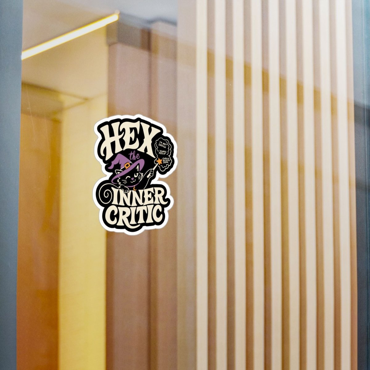 Hex the Inner Critic Sticker - Self-Care Shirts