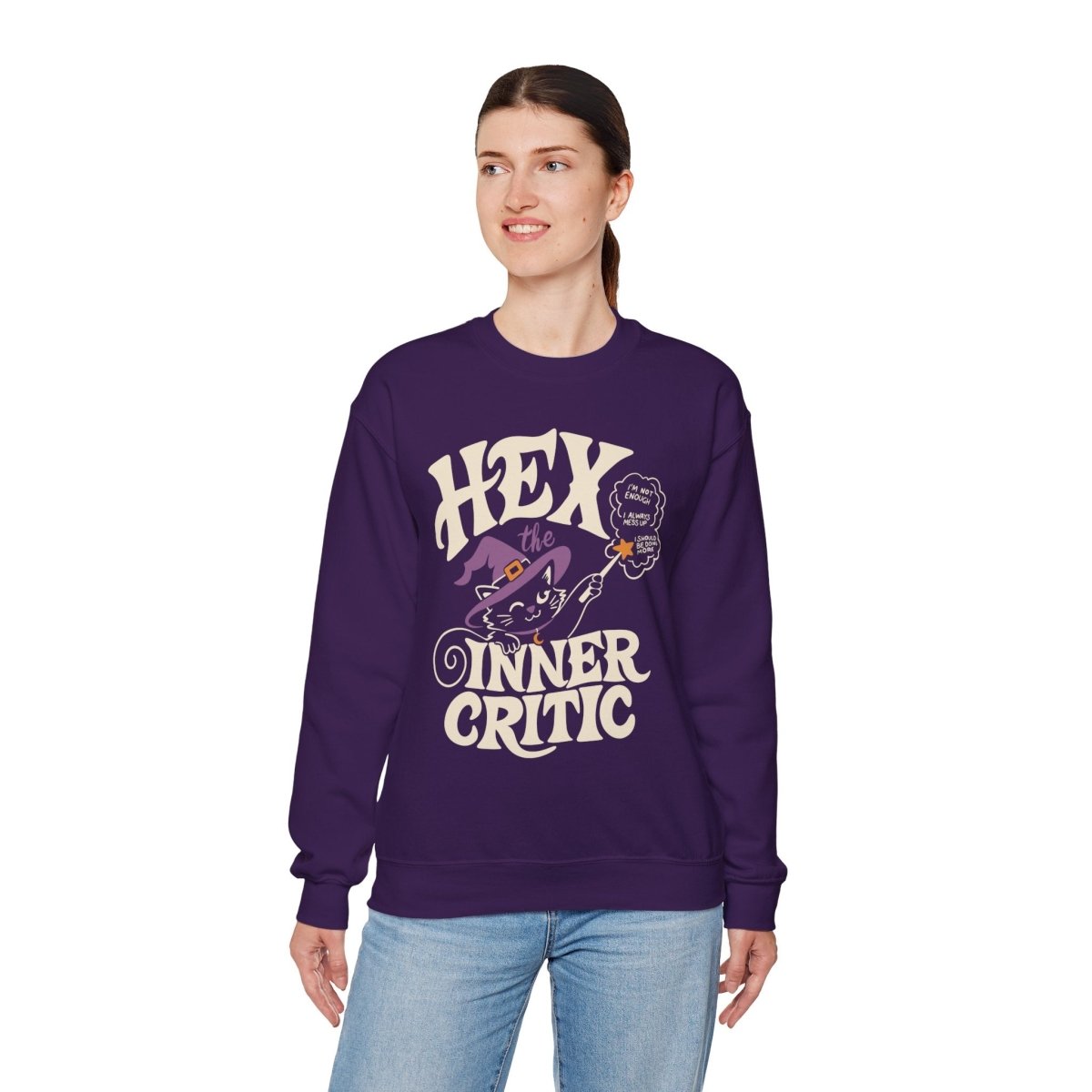 Hex the Inner Critic Sweatshirt - Self-Care Shirts