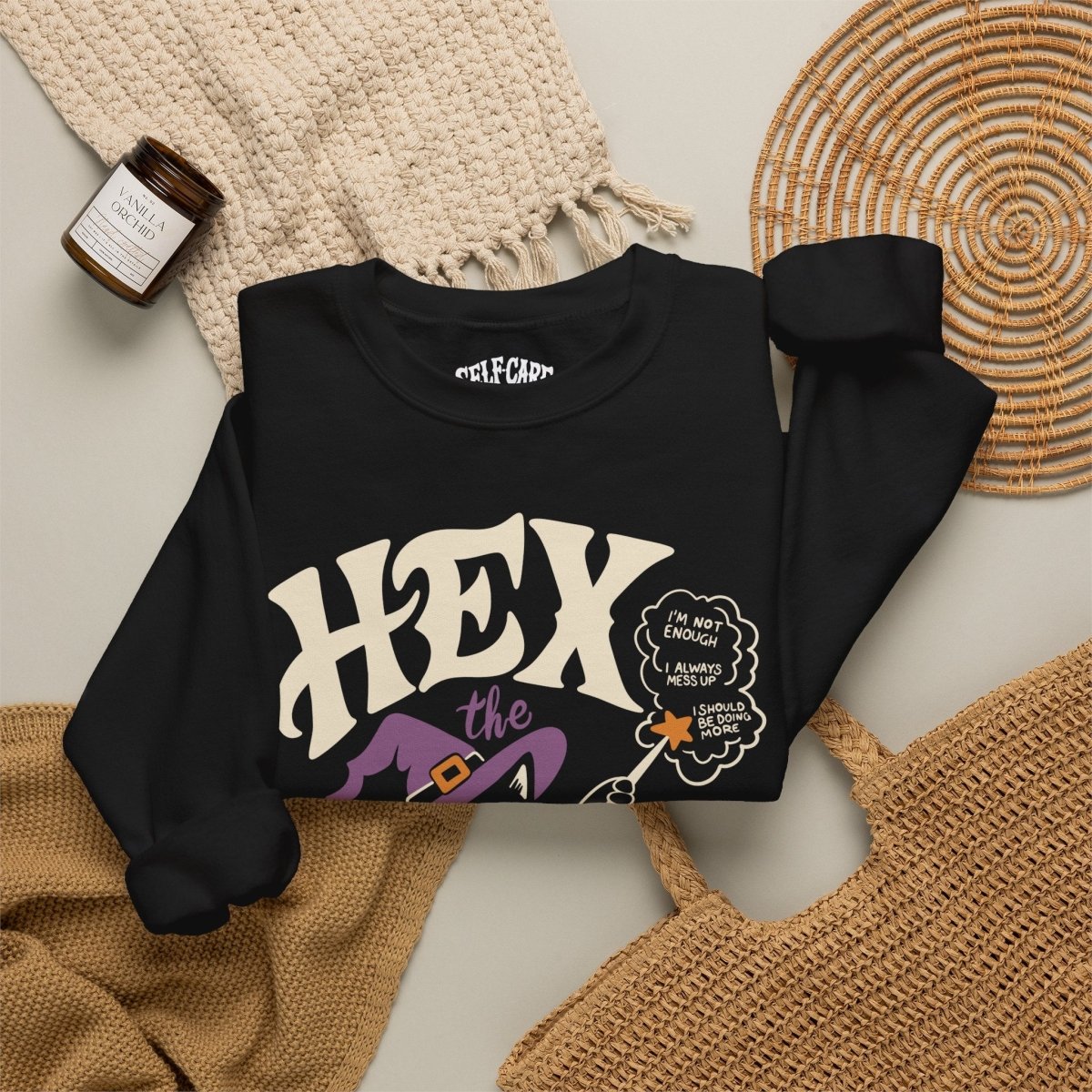 Hex the Inner Critic Sweatshirt - Self-Care Shirts