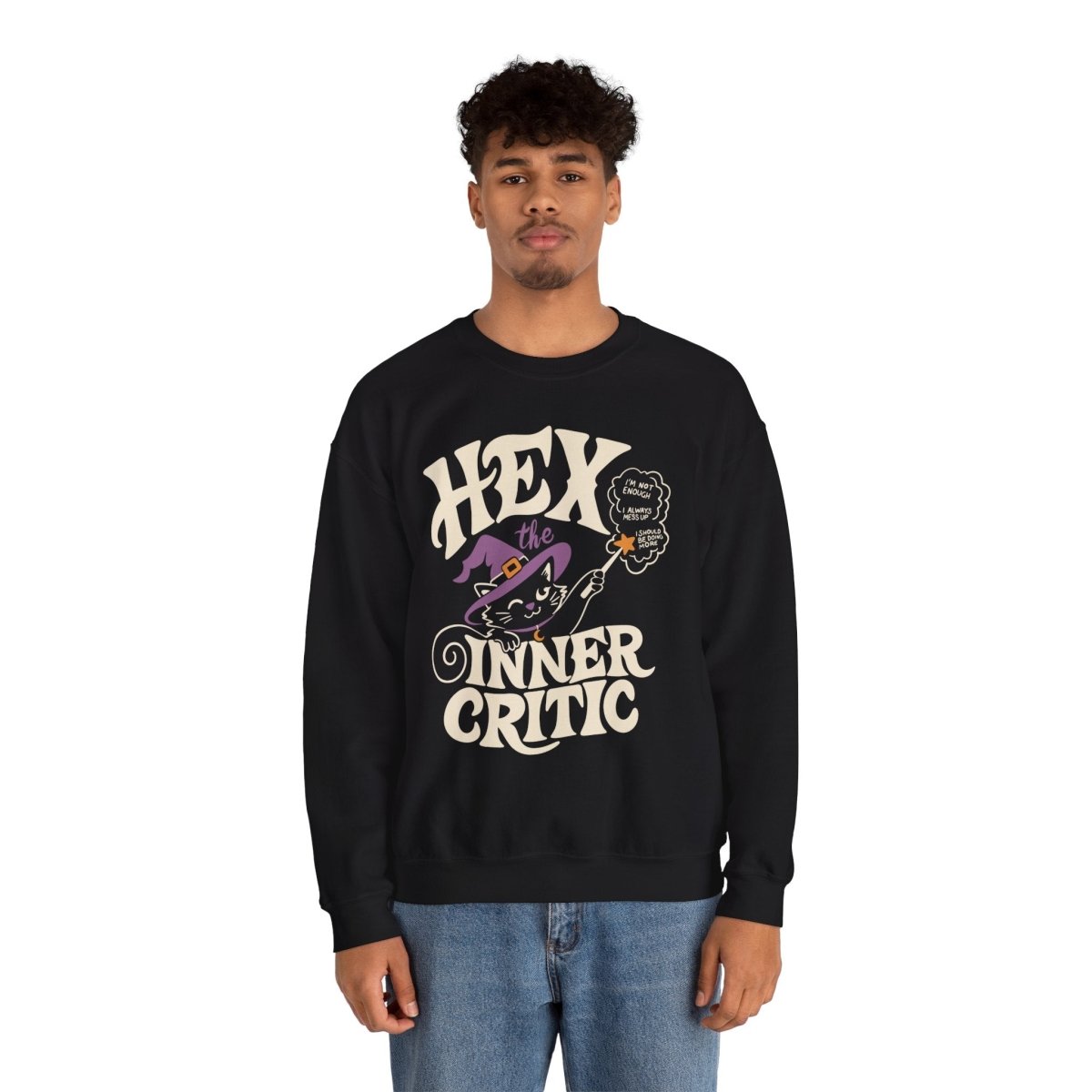 Hex the Inner Critic Sweatshirt - Self-Care Shirts