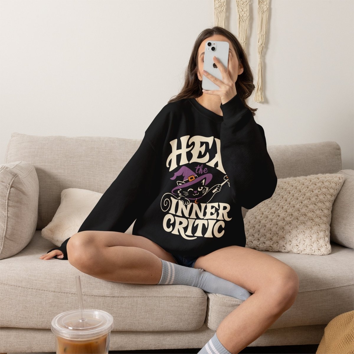 Hex the Inner Critic Sweatshirt - Self-Care Shirts
