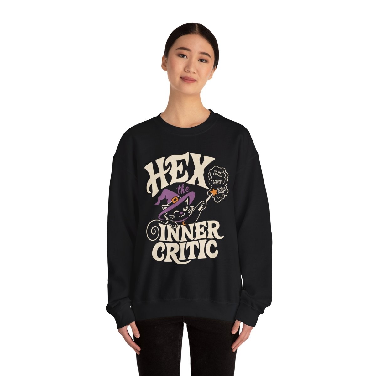 Hex the Inner Critic Sweatshirt - Self-Care Shirts