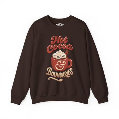Hot Cocoa & Boundaries | Mental Health Sweatshirt - Self - Care Shirts