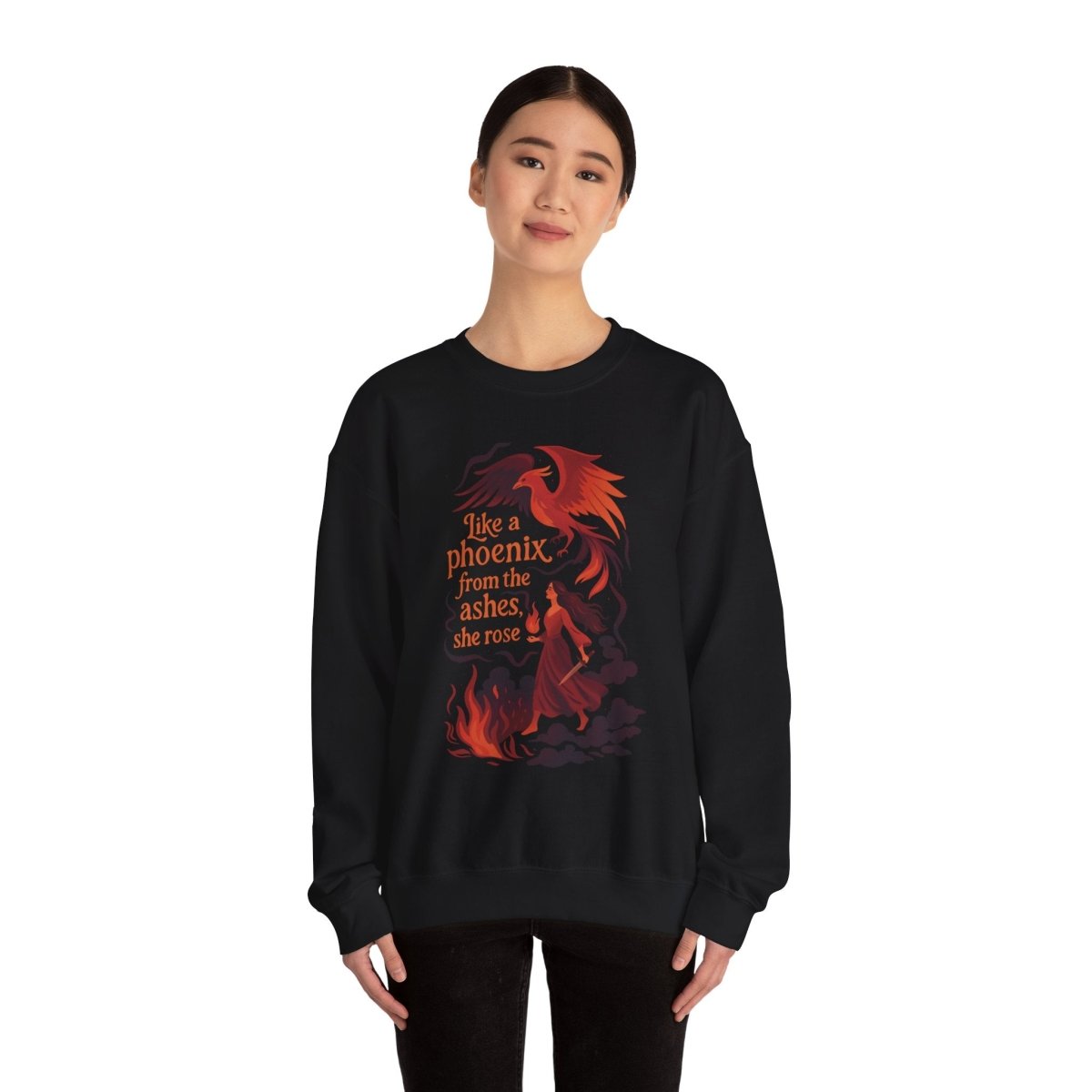 Like a Phoenix from the Ashes | Mental Health Sweatshirt - Self - Care Shirts
