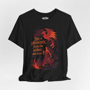 Like a Phoenix From the Ashes, She Rose | Mental Health Shirt - Self - Care Shirts