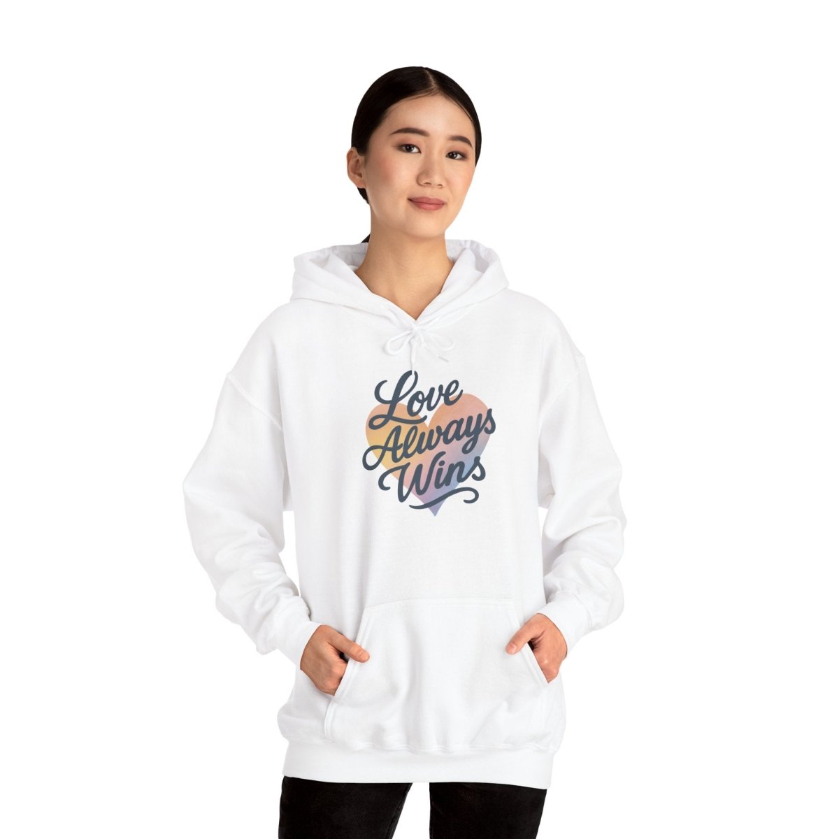 Love Always Wins (Heart) Hoodie - Self - Care Shirts
