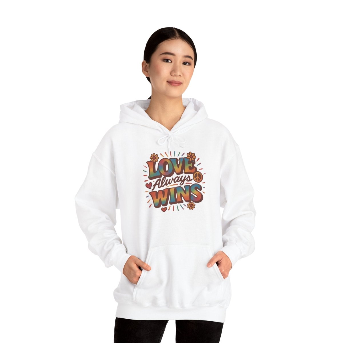 Love Always Wins Hoodie - Self - Care Shirts