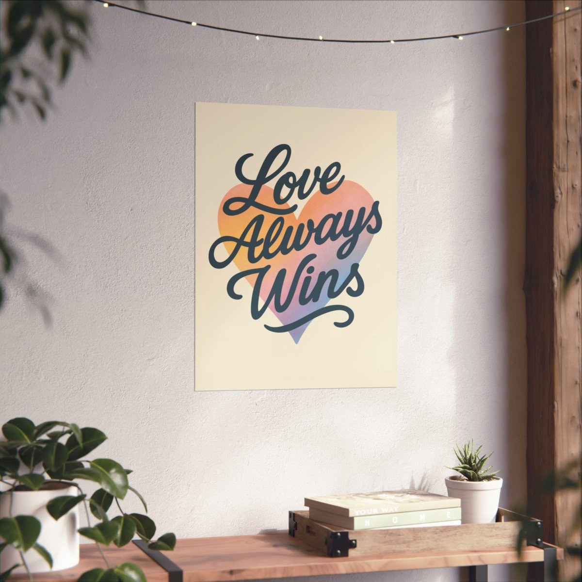 Love Always Wins Poster - Self - Care Shirts