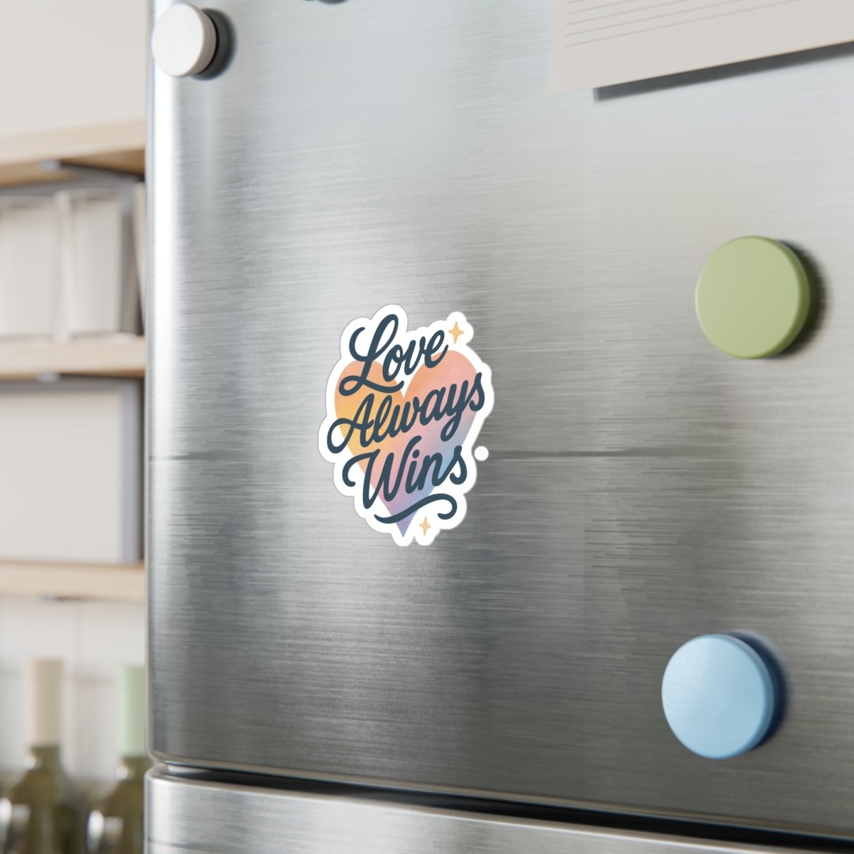 Love Always Wins Sticker - Self - Care Shirts