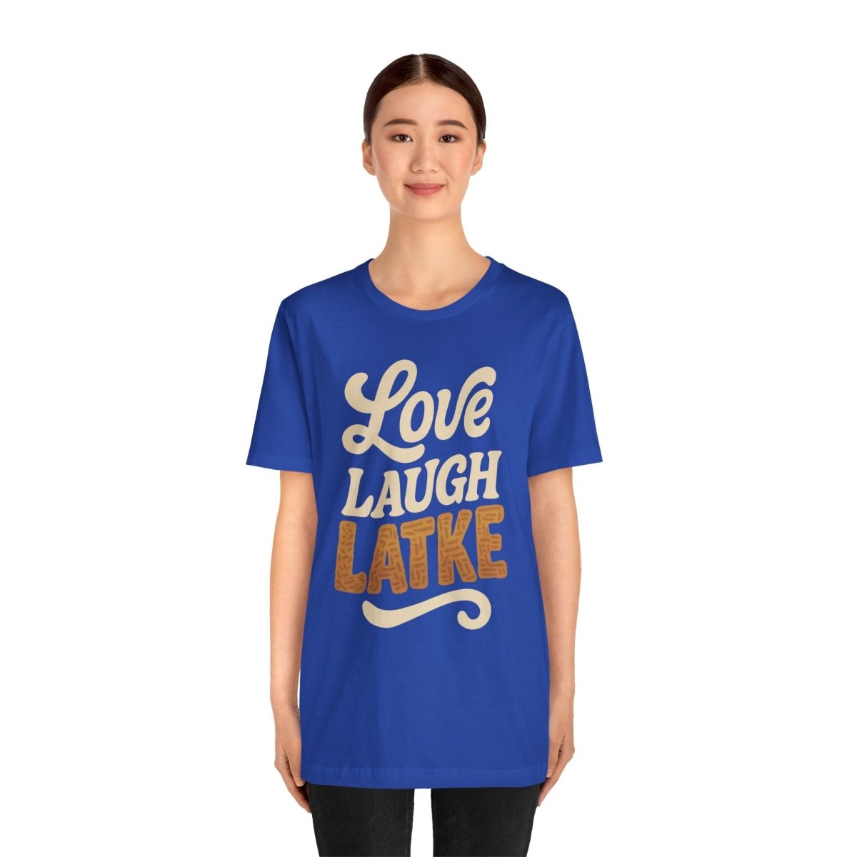 Love, Laugh, Latke | Hanukkah Mental Health Shirt - Self - Care Shirts