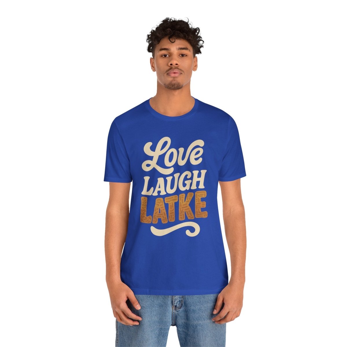 Love, Laugh, Latke | Hanukkah Mental Health Shirt - Self - Care Shirts