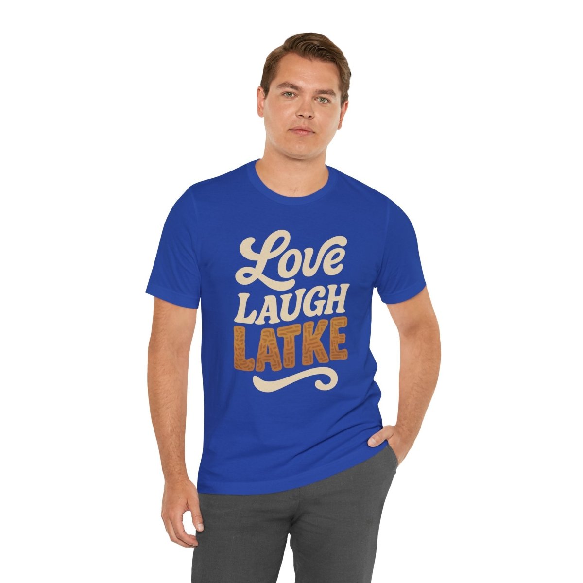 Love, Laugh, Latke | Hanukkah Mental Health Shirt - Self - Care Shirts