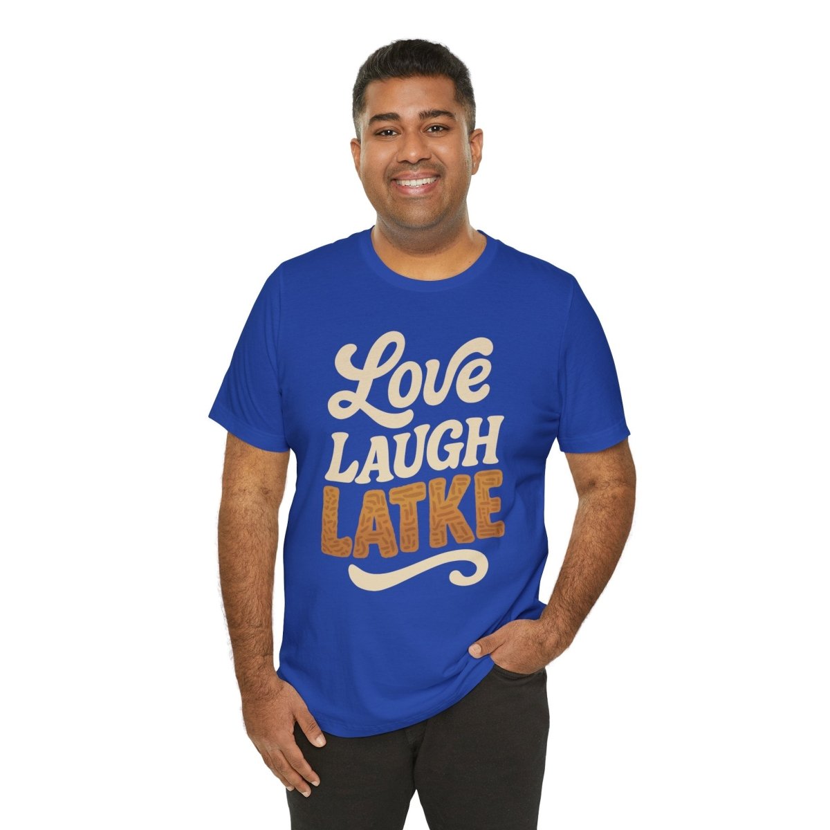 Love, Laugh, Latke | Hanukkah Mental Health Shirt - Self - Care Shirts