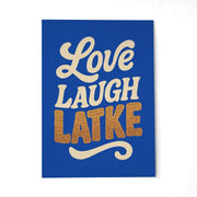 Love Laugh Latke Postcard - Self-Care Shirts