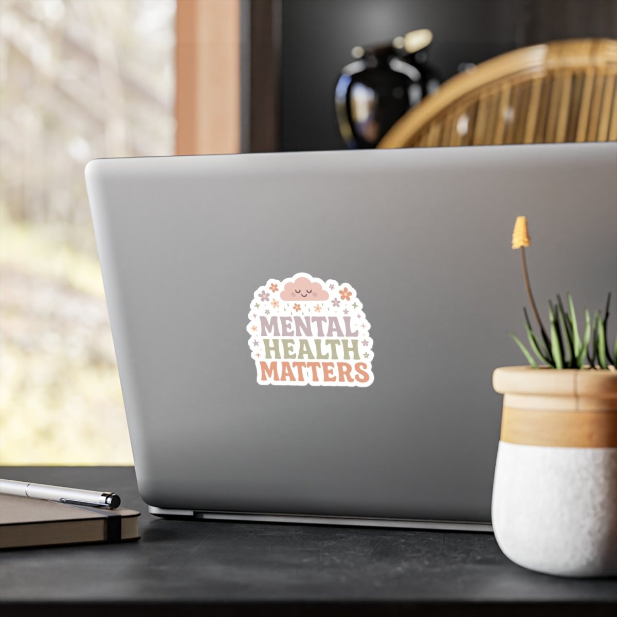 Mental Health Matters Removable Vinyl Decal - Self-Care Shirts for mental health