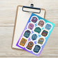 Mental Health Sticker Sheet - Self - Care Shirts