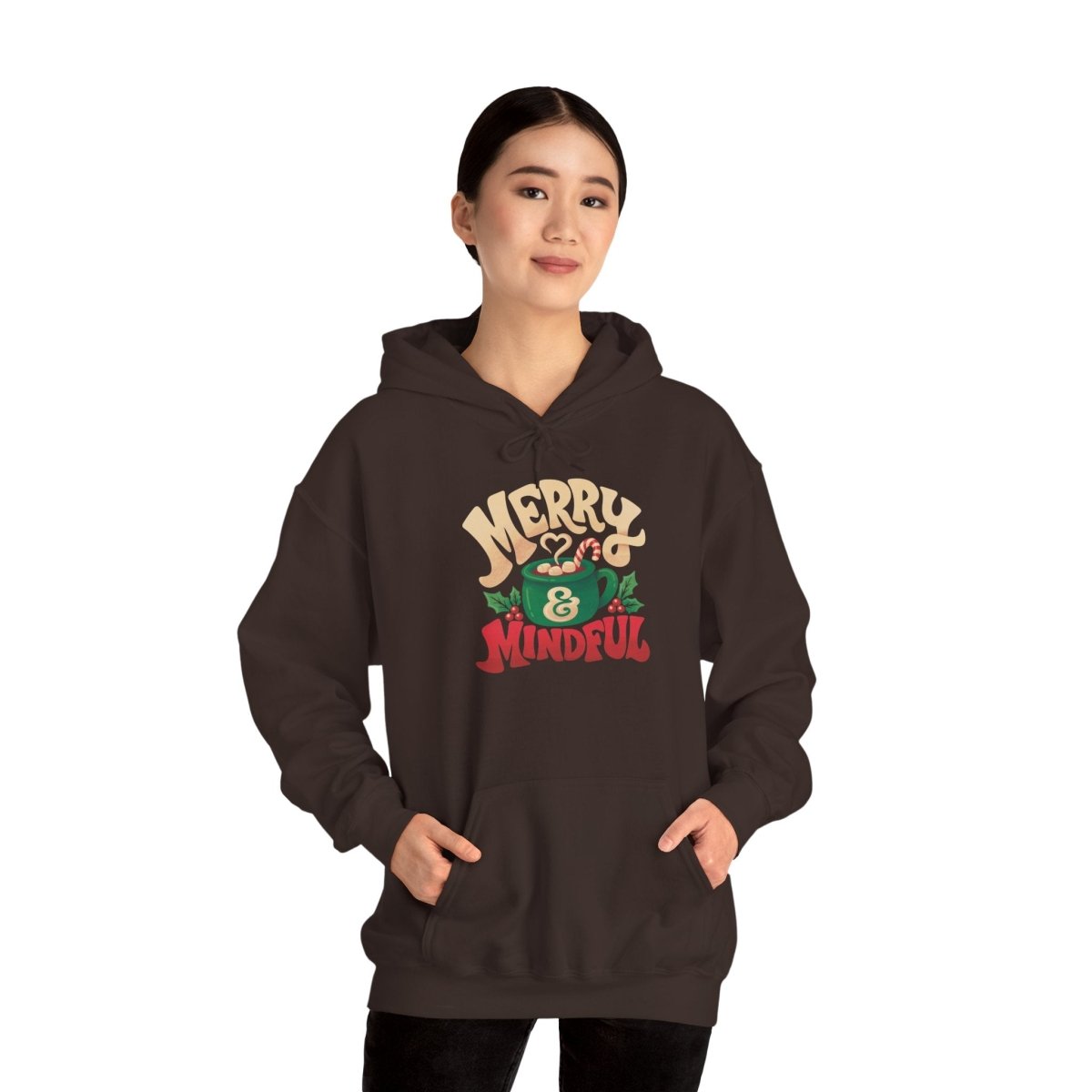 Merry & Mindful Hoodie - Self-Care Shirts